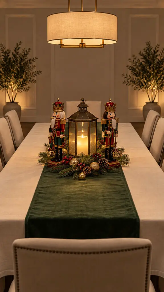 Lantern Nutcracker Centerpiece