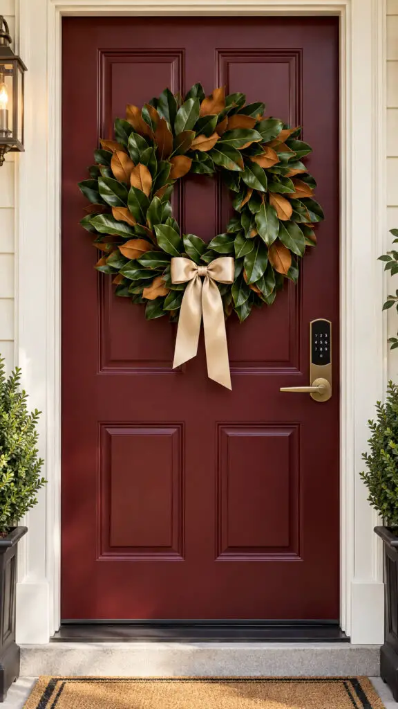 Magnolia Leaf Winter Wreath