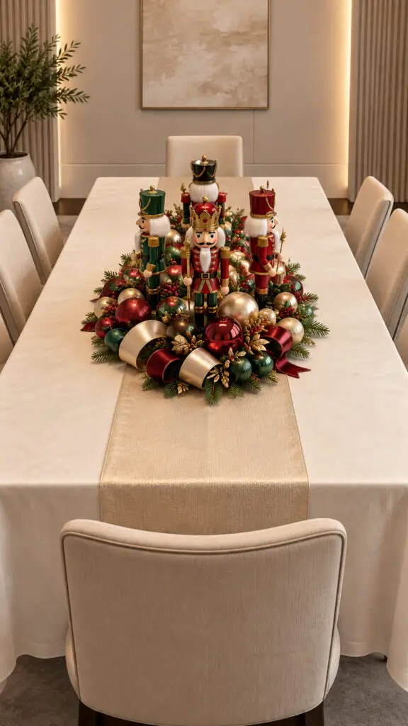 Ribbon Nutcracker Centerpiece