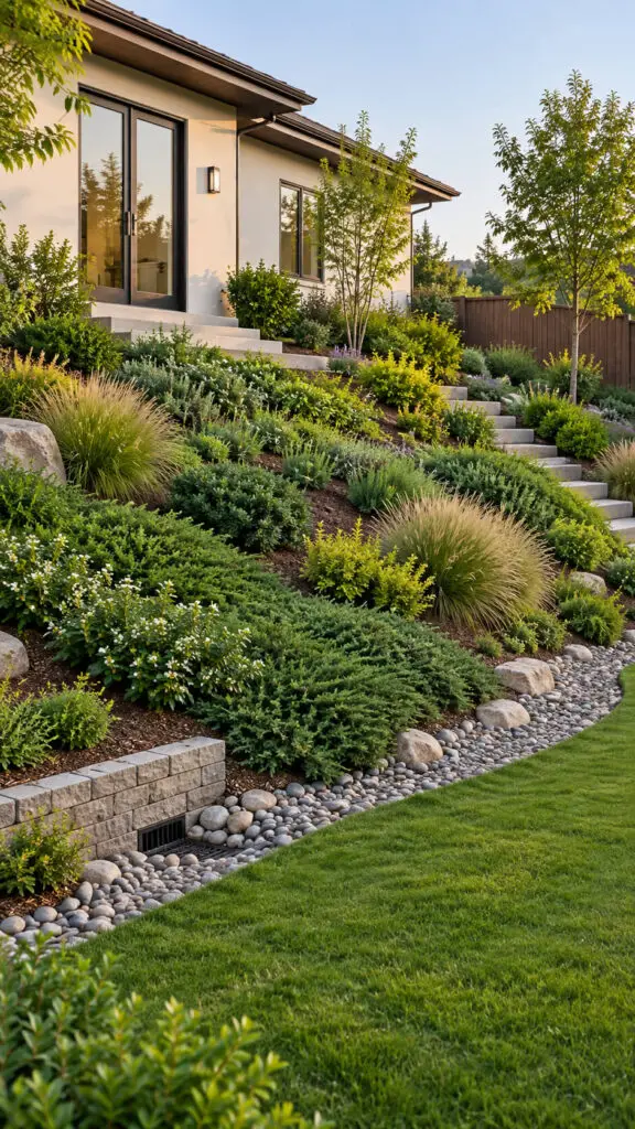 Sloped Backyard Erosion Control