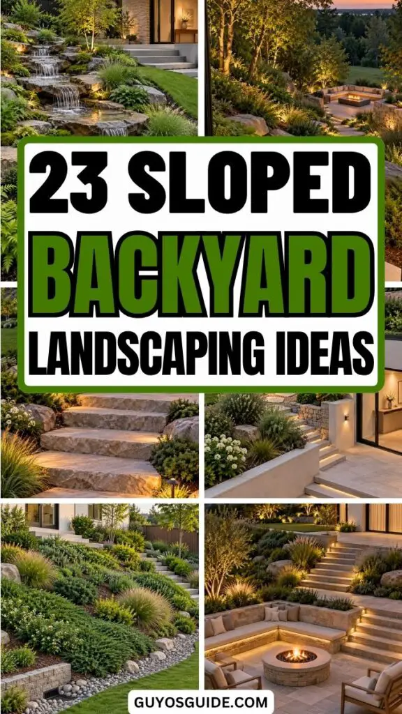 Sloped Backyard Landscaping Ideas
