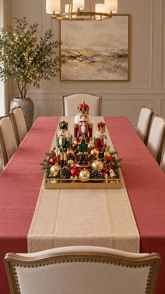 Tray Nutcracker Centerpiece
