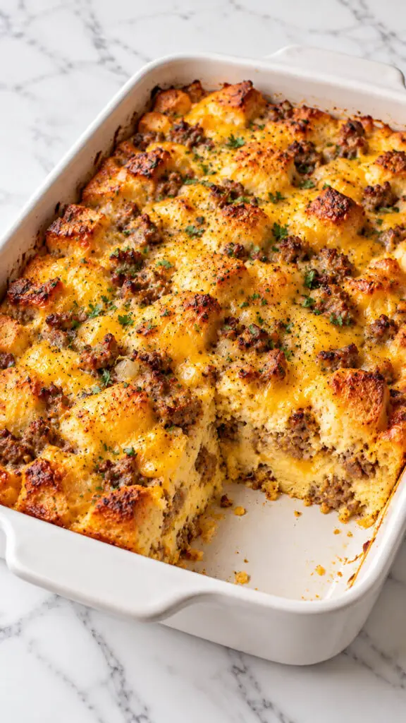 Turkey Sausage Breakfast Casserole