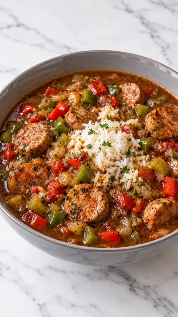 Turkey Sausage Gumbo