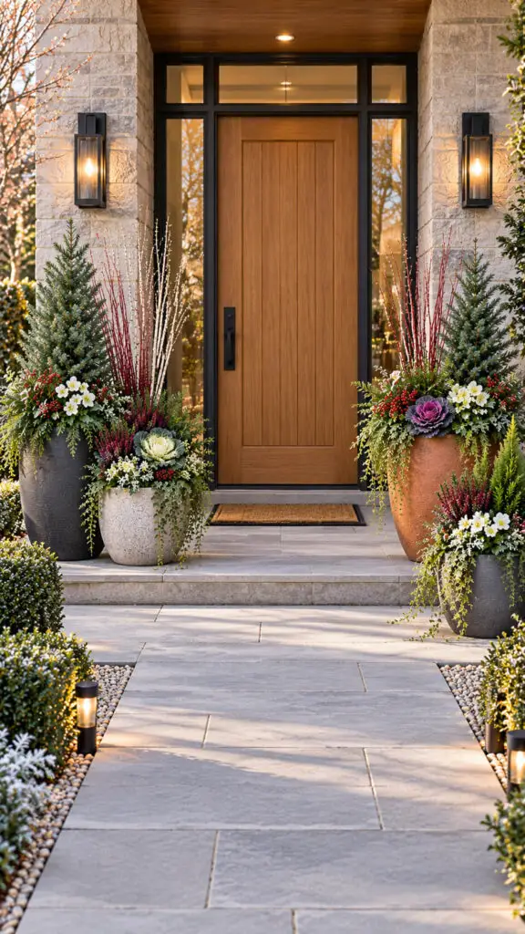 Winter Container Displays