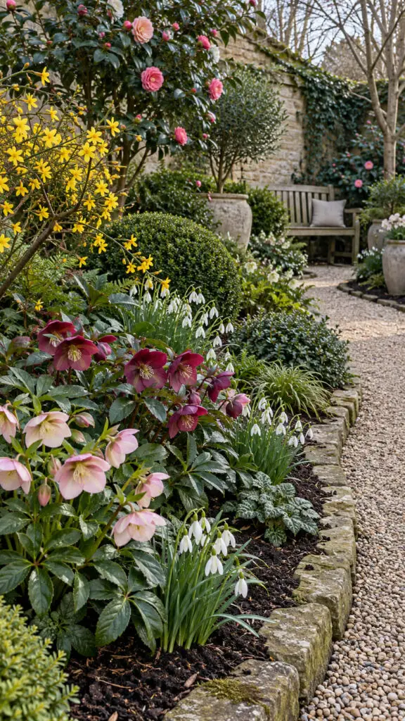 Winter Flowering Garden