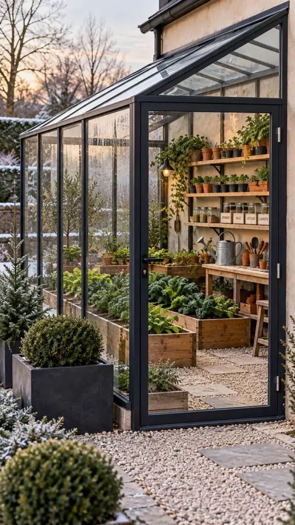 Winter Greenhouse Retreat