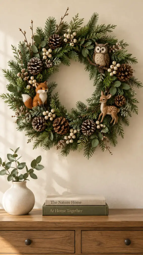 Woodland Animal Winter Wreath